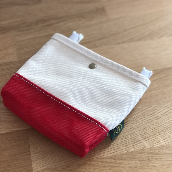 "removable pocket for kids" シンプルな移動ポケット　2way ポシェットにも《受注製作》 3枚目の画像