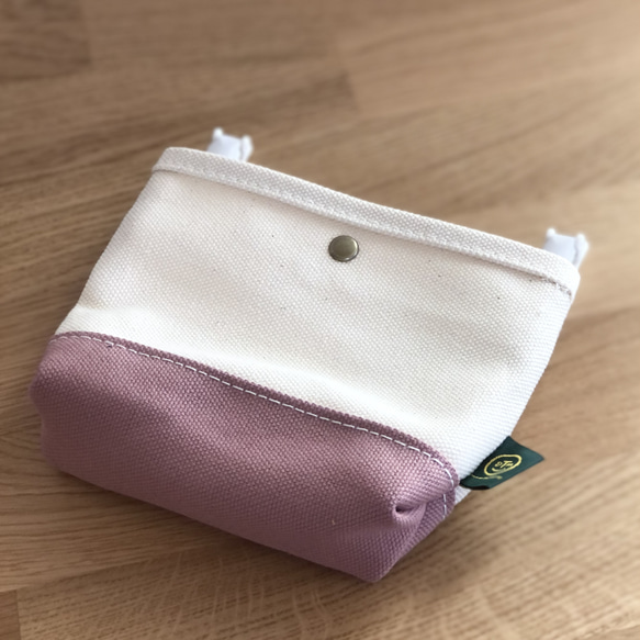 "removable pocket for kids" シンプルな移動ポケット　2way ポシェットにも《受注製作》 6枚目の画像