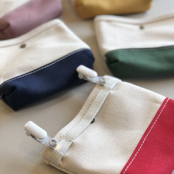 "removable pocket for kids" シンプルな移動ポケット　2way ポシェットにも《受注製作》 7枚目の画像