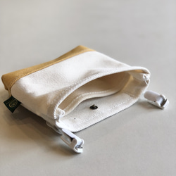 "removable pocket for kids" シンプルな移動ポケット　2way ポシェットにも《受注製作》 8枚目の画像