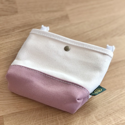 "removable pocket for kids" シンプルな移動ポケット　2way ポシェットにも《受注製作》 6枚目の画像