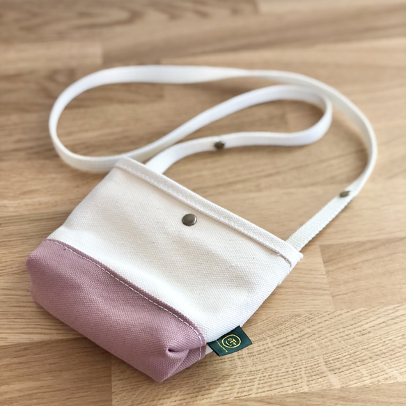 "removable pocket for kids" シンプルな移動ポケット　2way ポシェットにも《受注製作》 9枚目の画像