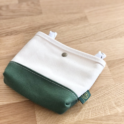 "removable pocket for kids" シンプルな移動ポケット　2way ポシェットにも《受注製作》 2枚目の画像