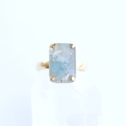 gemstone jewelry アクアマリンのリング 1枚目の画像