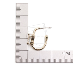 ERG-2331-G【2個入り】トライアングルガラスピアス,Triangle Glass Post Earring 5枚目の画像