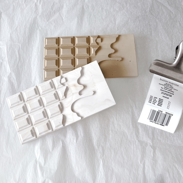 2枚セット 板チョコ プレート 撮影小物  ///  ジェスモナイト　アクセサリートレイ  アクセサリー アクセサリープ 1枚目の画像