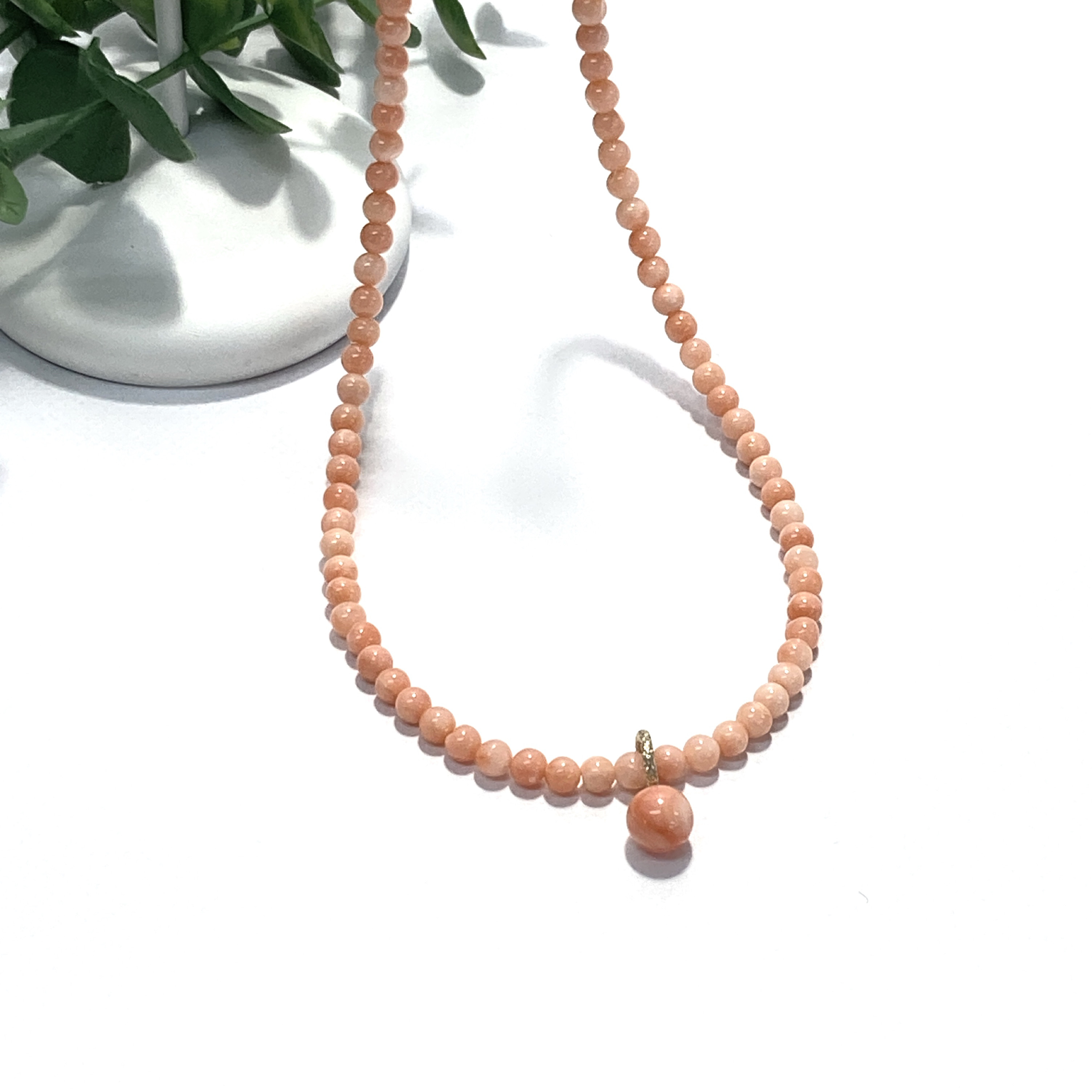 【コーラルジュエリー】ぴんく珊瑚ペンダント チャーム 高品質 宝石珊瑚 ｎ041