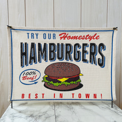 アメリカンダイナー  ハンバーガー ディスプレイ サインボード&マルチホルダー メニュー立て 3枚目の画像