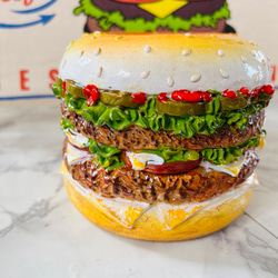 アメリカンダイナー  ハンバーガー ディスプレイ サインボード&マルチホルダー メニュー立て 14枚目の画像