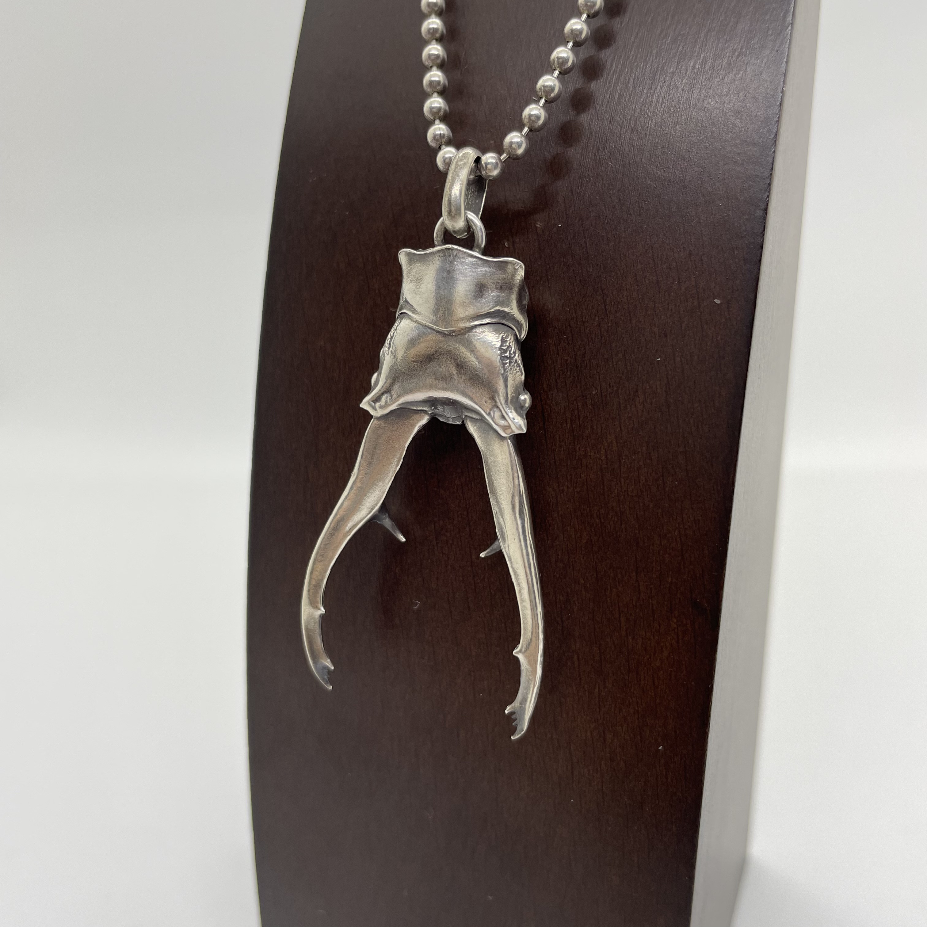 クプレオニテンスホソアカクワガタ ペンダントトップ シルバーアクセサリー クプレオニテンスホソアカクワガタ(ペンダントトップ)シルバー