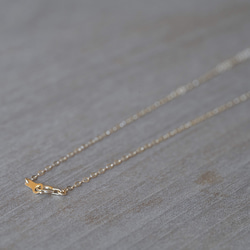 [送料無料] K18 ミニケシシルバーカラーアコヤ真珠ネックレス(60cm,PNK009) 4枚目の画像