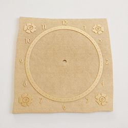 螺紋曼陀羅時鐘框架底座（底座）角 64 針（金色）HND00012 第1張的照片