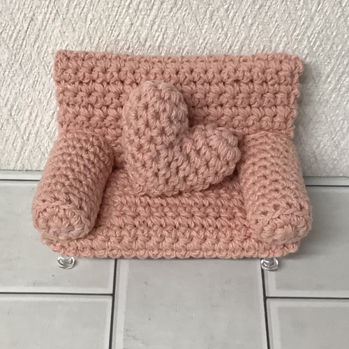 ハート あみぐるみ クッション ぬい かぎ針編みのハート型紙PDF：あみぐるみクッション、キーホルダー