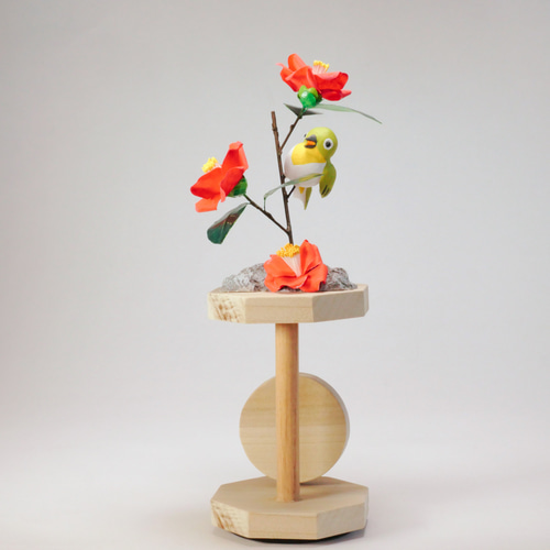 椿とメジロさんの振り子の玩具 その他置物 戯れ工作室 通販 15540334