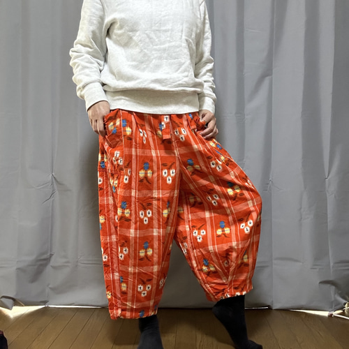 着物リメイク＊バルーンパンツ ロングパンツ maricos 通販
