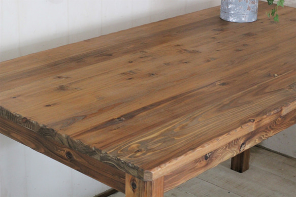 アンティーク風　ダイニングテーブル　カフェテーブル　140 