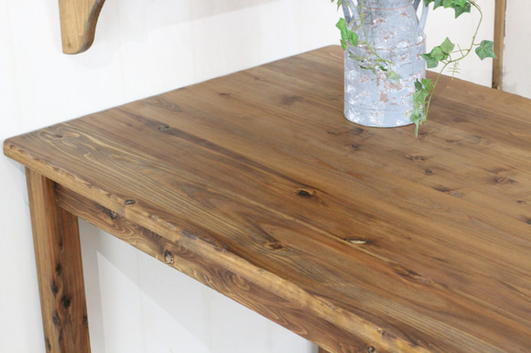 アンティーク風　ダイニングテーブル　カフェテーブル　140 