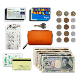 全8色 イタリア革のミニ財布（AAU04.01 acte aider TRUE - buttero） 9枚目の画像