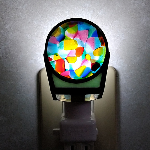 万華鏡』 ステンドグラスのおやすみライト スタンドライト・テーブル