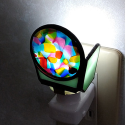 【Sankyo】ステンドグラスタイプ『オルゴール付き大型万華鏡』☆全長30cm☆ 7f43127b36553488074da608a6f950