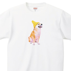 柴犬 黒柴 Tシャツ 秋田犬 イラスト 写真 印刷 プリント tシャツ かわいい2 1枚目の画像