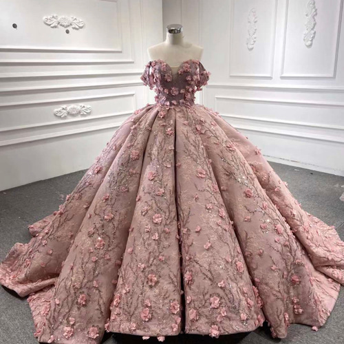 可愛い花びらシリーズ✨王道派✨花嫁衣装✨二次会パーティードレス  