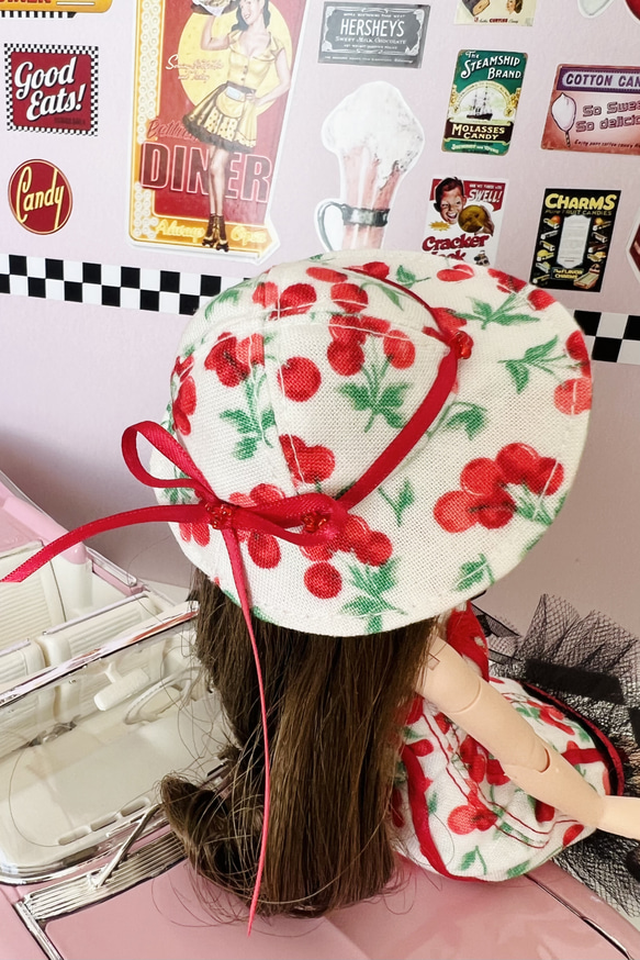 Cherry HAT リカちゃん　帽子 2枚目の画像