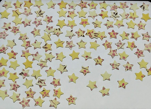 【お試し価格】フレークシール 120枚 星 クラフトパンチ 【No.Ａ-03】 1枚目の画像