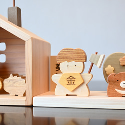 金太郎とクマのお家｜初節句に日本の木材で作るかわいい五月人形 8枚目の画像