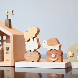 金太郎とクマのお家｜初節句に日本の木材で作るかわいい五月人形 4枚目の画像
