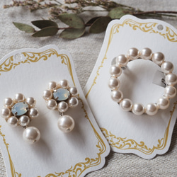 Scony パールブローチ　ピアス afc1c4d2d559c9b0d3eaba3b54b8df