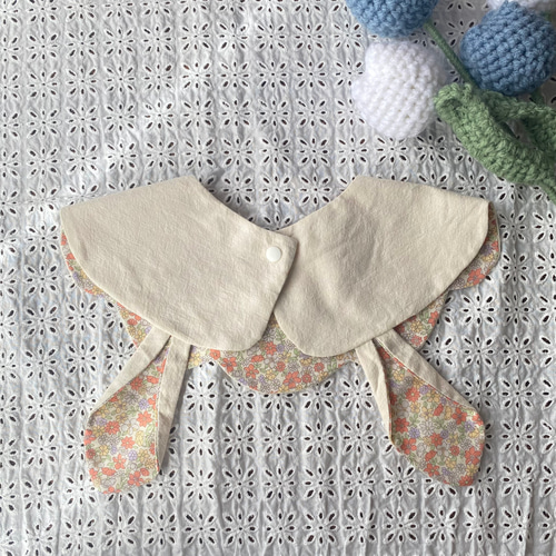 うさ耳お花刺繍スタイ スタイ・よだれかけ mituha 通販 15542274