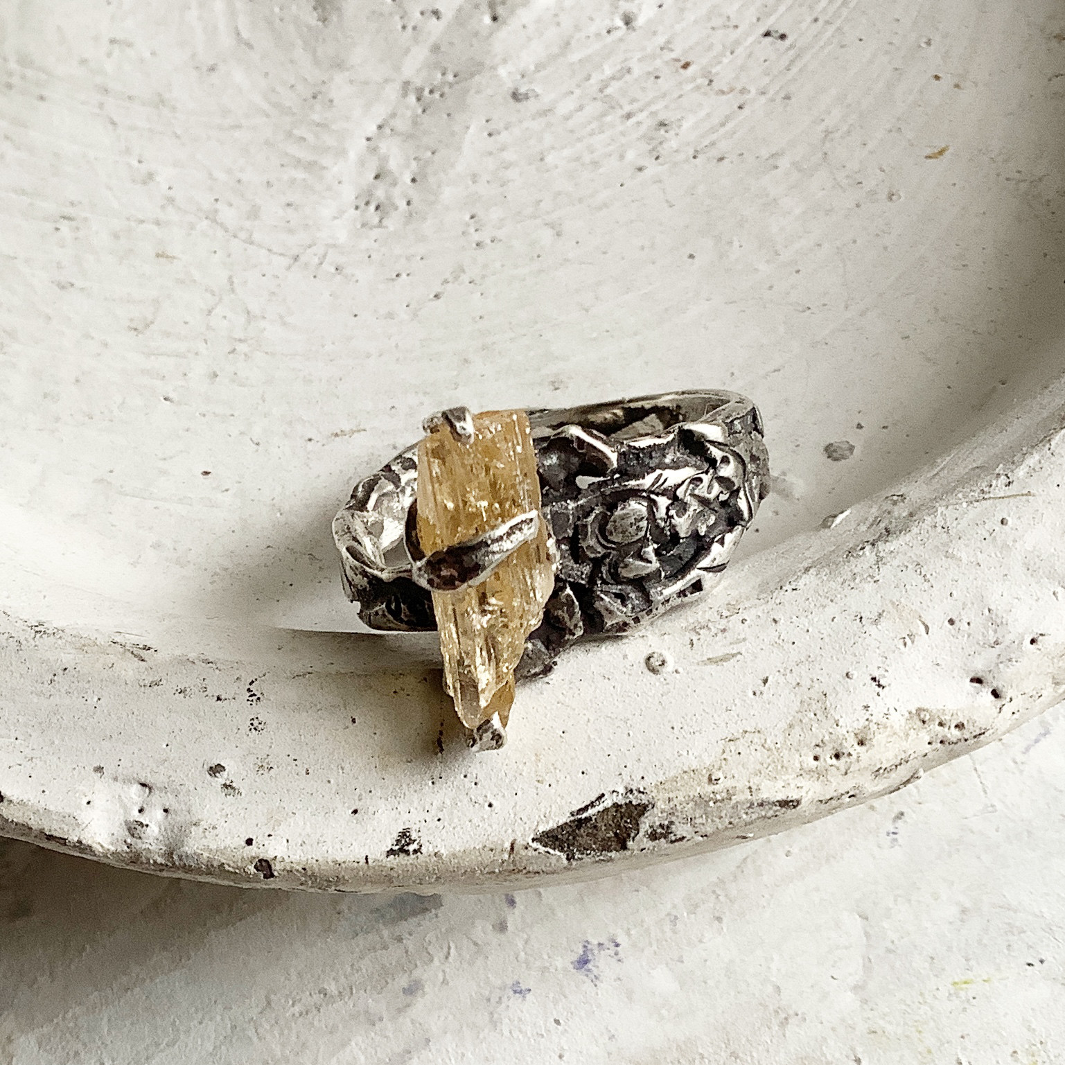 TTリング　長三角　インペリアルトパーズ　18号