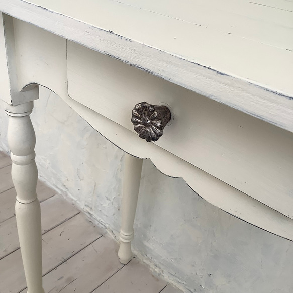 【受注制作】コンソールテーブル・飾り棚・デスク・机・テーブル・フレンチシャビー・フレンチカントリー(#102) コンソールテーブル