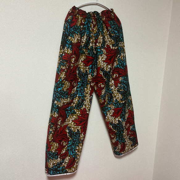 アフリカン ギャザーパンツ♪ アフリカンファブリック アフリカ布  