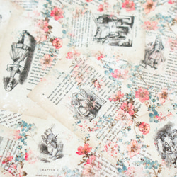 圖案紙 - 愛麗絲夢遊仙境 No.7 / A4 尺寸，雙面打印 第3張的照片