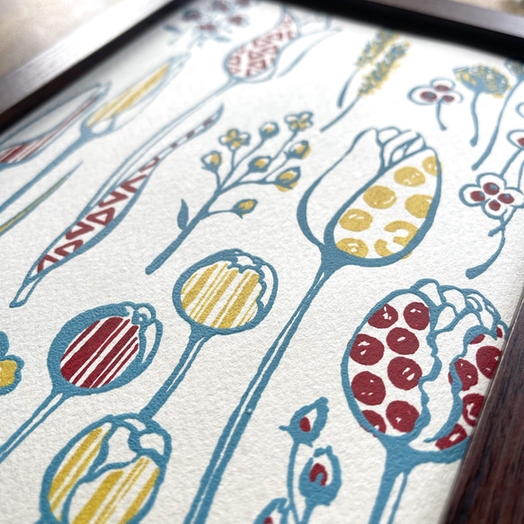 【手刷：季節のポスターカレンダー】いろとりどりの世界（2023年3月） 2枚目の画像