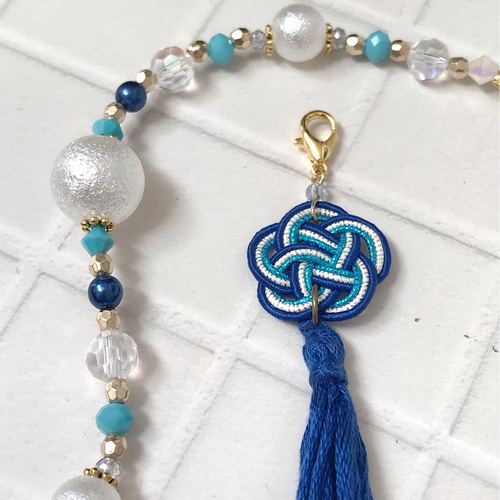 羽織紐 水引 藍 和装小物（帯・半襟） Aquarius24 通販 15543191