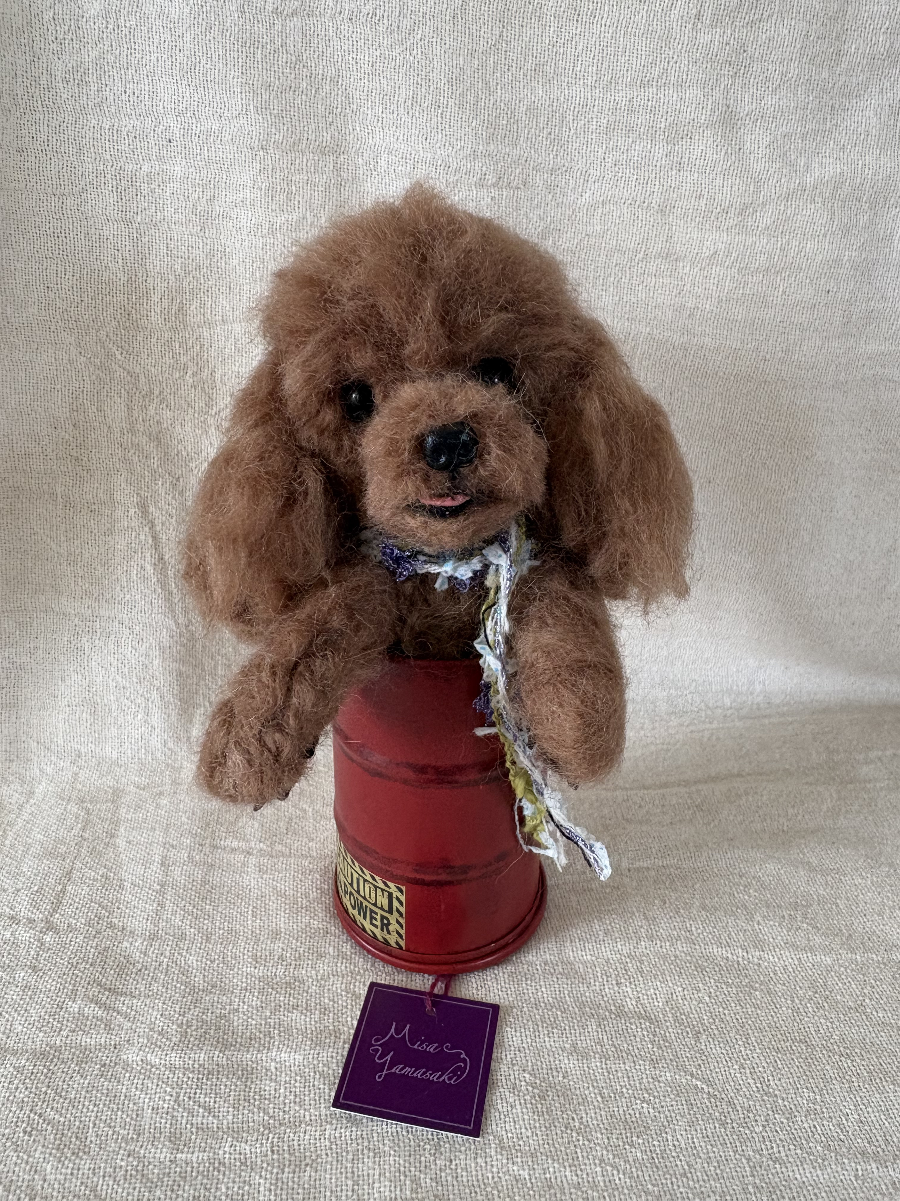トイプードル　羊毛フェルト　羊毛　愛犬　プレゼント