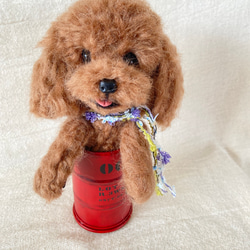 トイプードル　羊毛フェルト　羊毛　愛犬　プレゼント 1枚目の画像