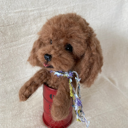 トイプードル　羊毛フェルト　羊毛　愛犬　プレゼント 4枚目の画像