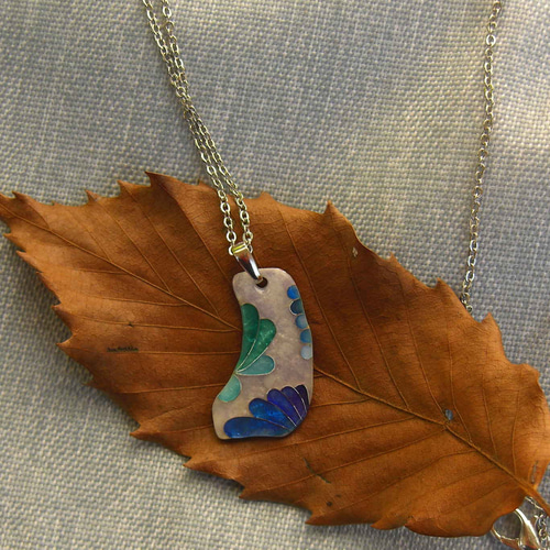 七宝焼き ペンダントトップ nariwaitaira 業平 通販 15543547｜Creema  