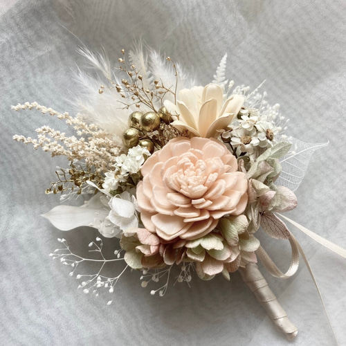 コサージュ(ドライフラワー＆プリザーブドフラワー あつく corsage 
