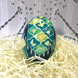 イースターエッグ(PYSANKY)  本物の卵です(๑˃̵ᴗ˂̵) 3枚目の画像