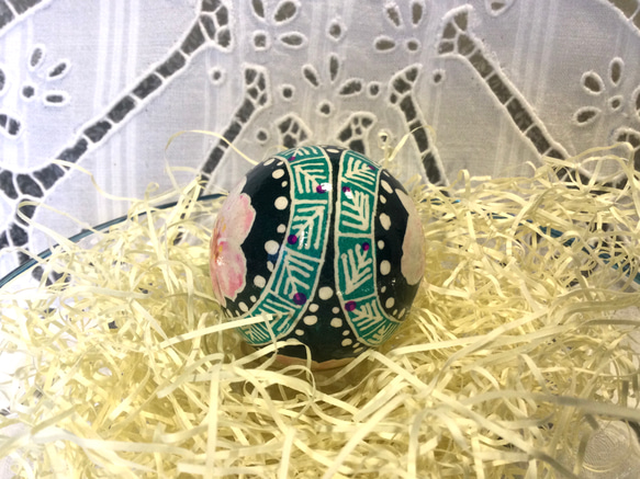 イースターエッグ(PYSANKY)  本物の卵です(๑˃̵ᴗ˂̵) 5枚目の画像