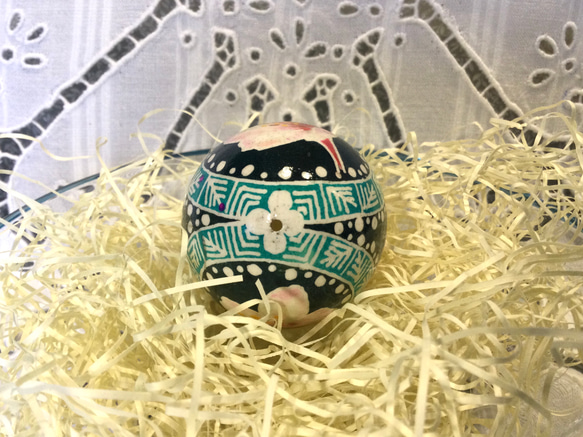 イースターエッグ(PYSANKY)  本物の卵です(๑˃̵ᴗ˂̵) 6枚目の画像