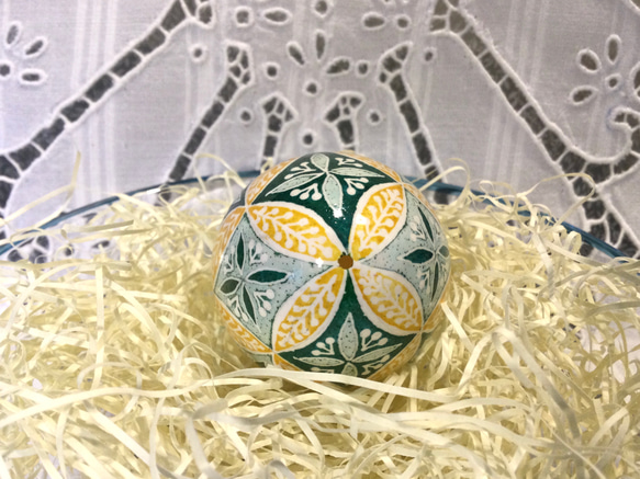 イースターエッグ(PYSANKY)  本物の卵です(๑˃̵ᴗ˂̵) 5枚目の画像