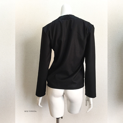 1点もの・デザイン画付き】イタリア製ウール生地カーディガン（KOJI  