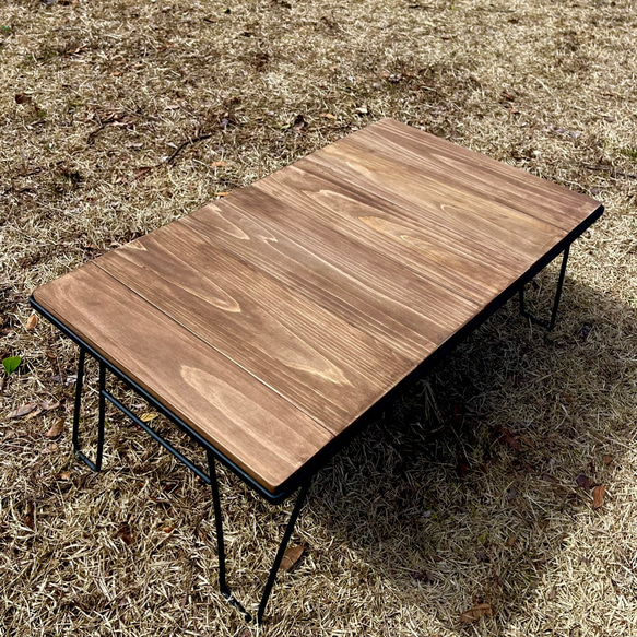 IGT フィールドラック HIBARI スノーピーク フラットバーナー 天板 creema限定　アンティーク　ローテーブル　男前　リビングテーブル DG1436015369(10920円)