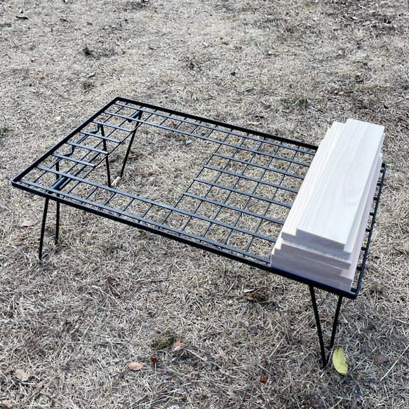 IGT フィールドラック HIBARI スノーピーク フラットバーナー 天板 creema限定　アンティーク　ローテーブル　男前　リビングテーブル DG1436015369(10920円)